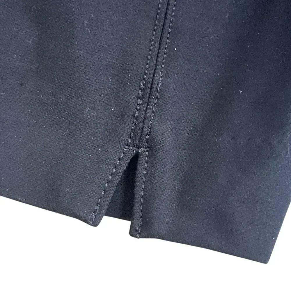 SPANX The Perfect Back Seam Skinny Ankle Pants Black Size Large